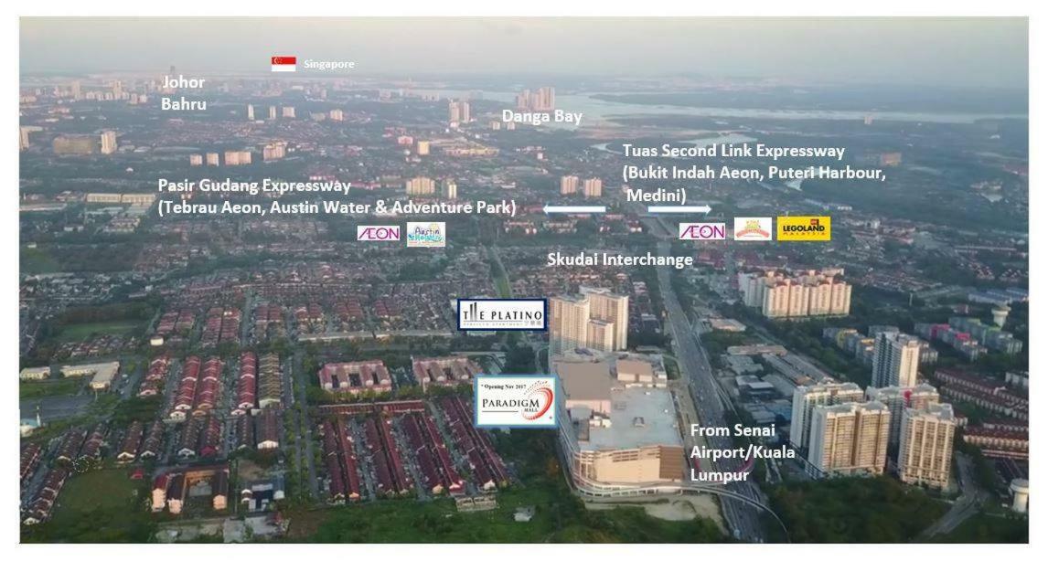 Johor Bahru Paradigm Leplatino Homestay Exteriör bild